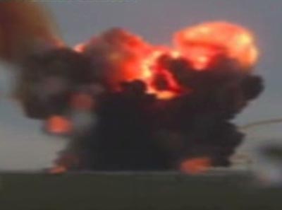 Russian rocket explodes seconds after liftoff