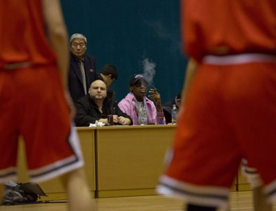 Dennis Rodman holds tryouts for Pyongyang exhibition game on Kim Jong Un's birthday