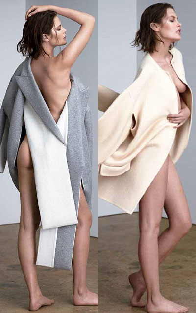 Catherine McNeil goes nude for Australian fashion magazine Russh