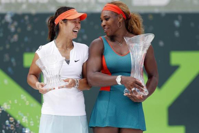 Serena Williams beats Li to claim seventh Miami title