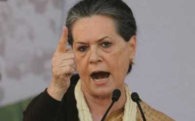 BJP is a threat to democracy, says Sonia Gandhi