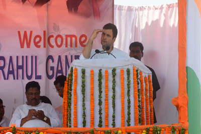  Rahul Gandhi attacks Trinamool Congress for shielding scamsters