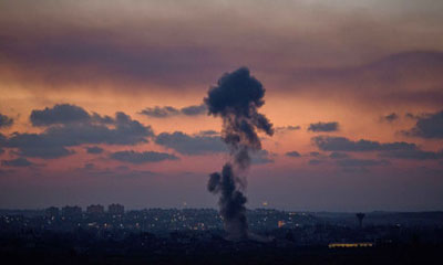 Islamist militants rockets land deep in Israel as Hamas bombards Gaza Strip, kills at least 23