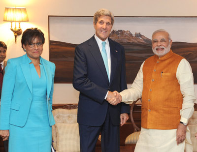 There is broad convergence of views and interests between India and US: PM Modi meets Kerry and Pritzker
