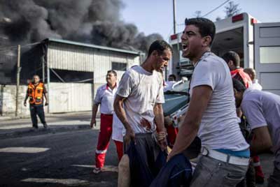 10 dead in Israeli airstrike near Gaza UN school
