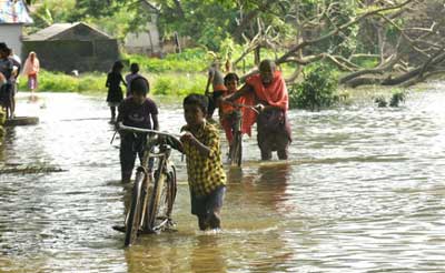 Flood affected Odisha villagers seek relief