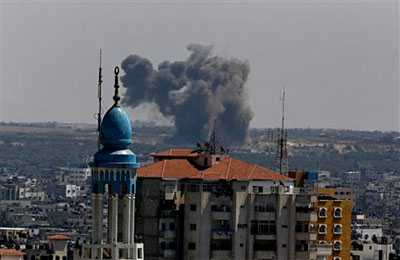 Israeli aircraft bomb Gaza, five Palestinians killed