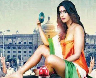 Mallika Sherawat booked for insulting national flag