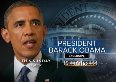 It is time for the US to 'start going on some offense' against Islamic State: Obama on 'Meet the Press'