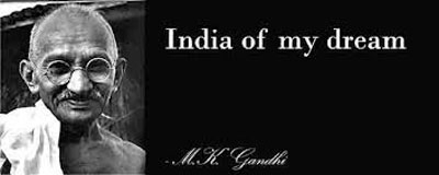 Gandhi's India: Modern society of responsible citizens