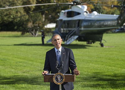 Obama hits back over Christie's calls for Ebola quarantine, will meet health workers