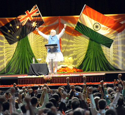 India will work for the benefit of mankind: PM to Indian community at Allphones Arena in Sydney