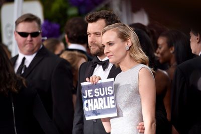 Golden Globes: Celebrities voice support for 'Charlie Hebdo', 'Je Suis Charlie'