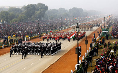 India displays military, cultural power at Republic Day parade as US President Obama watches