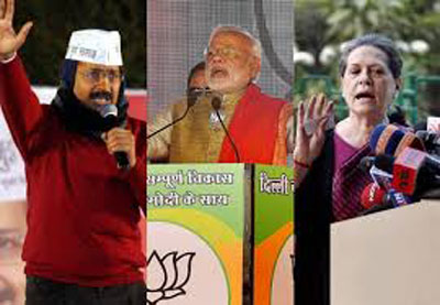 Campaigning reaches crescendo: Modi, Shah, Kejriwal, Sonia, Rahul in poll mode