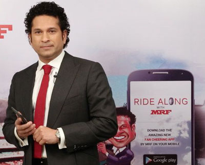 Sachin Tendulkar launches MRF's cricket fan app for World Cup