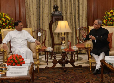 Electoral victory an opportunity for bilateral engagement: Prez Mukherjee to Sri Lankan Prez