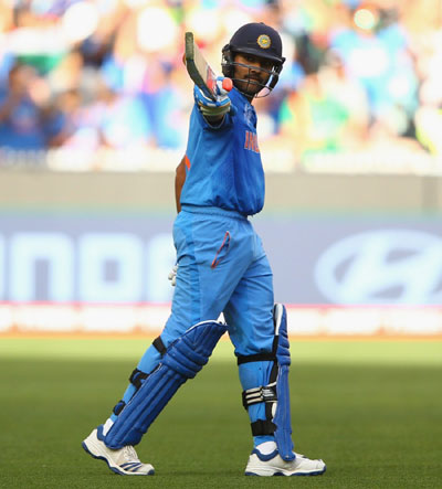 WC15 2nd quarter final: Rohit's 137 lifts India to 302/6 against Bangladesh