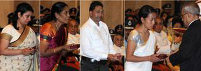 President gives away gallantry awards to India's bravehearts