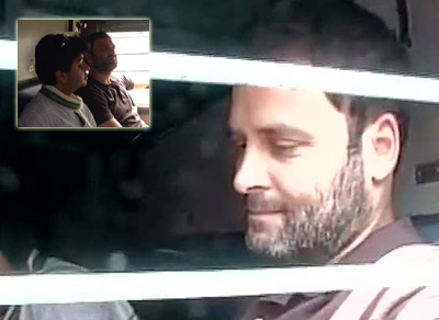 Now a leader of land Rahul Gandhi travels by train in general class to meet Punjab's farmers