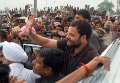 Rahul Gandhi vows to raise voice for farmers