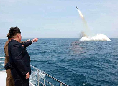 North Korea claims 'eye-opening success' of test-firing of ballistic missile from submarine