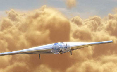 First plane to fly through Venus in the offing