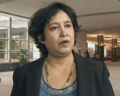 Taslima Nasreen runs for her life after Al Qaeda threats
