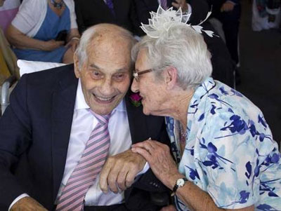 Meet the world's oldest newlyweds, pair combined age is 194 years