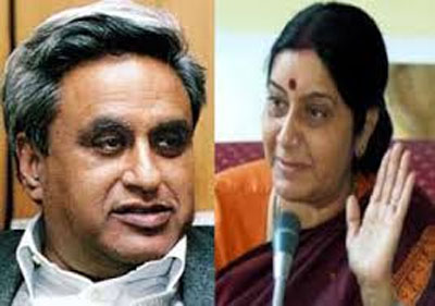 Sushma Swaraj and Kaushal: The power couple at centre of controversy