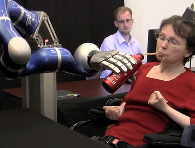 Robot to be controlled by thoughts