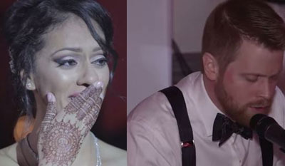 Canadian man sings 'Tum Hi Ho' for his Indian bride, leaves her teary-eyed