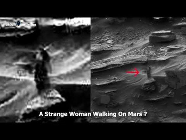 Woman on Mars spotted