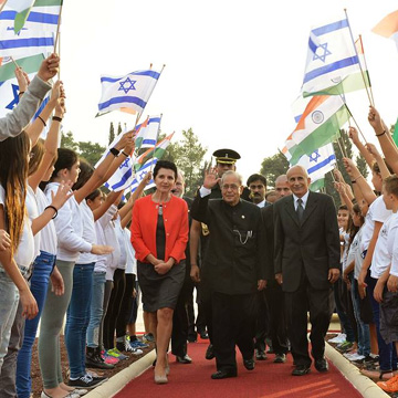 Israel a valued partner of India: President Pranab Mukherjee in Jerusalem