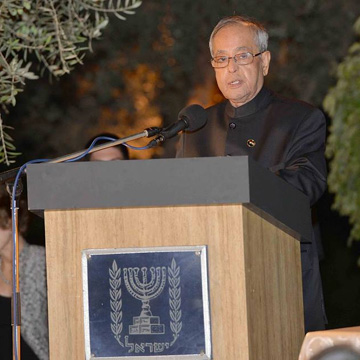 India and Israel are separated by two seas but joined by their common belief: Prez Pranab to Knesset
