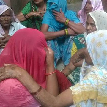 Faridabad Dalit children death: 7 cops suspended; villagers block highway