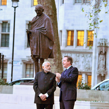 India, Britain pledge to work together to tackle climate change