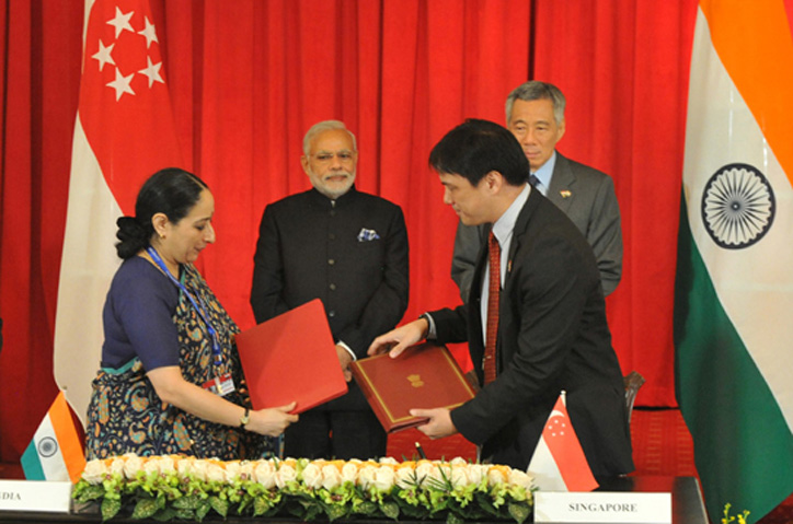 PM's Singapore visit: Modi and Loong sign strategic partnership, 9 deals 