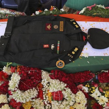 Maryr Lt Col Niranjan given funeral with full military honours