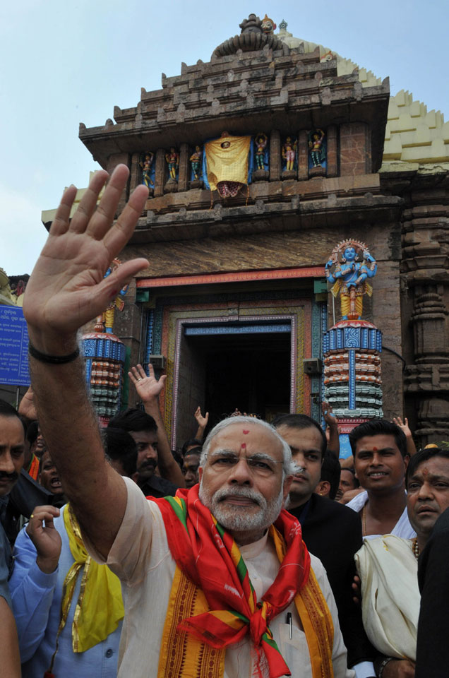 PM in Jagannath Temple