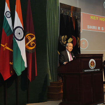 RS Mooshahary delivers key-note address at 16th International Seminar on Counter IED Strategy