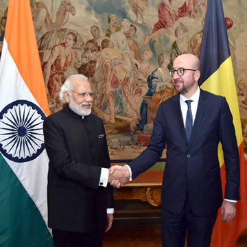 Modi in Brussels: Meets Belgian PM, members of EU and parliaments 