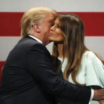 Wife Melania stumps for Donald Trump for the first time as campaign falters