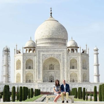 The Glory of Taj! William and Kate pay loving tribute to Lady Diana as visited the monument of love