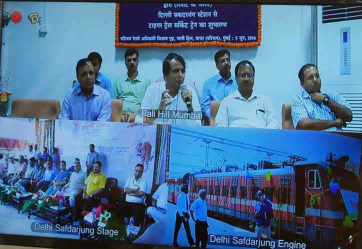 World Environment Day 2016: Suresh Prabhu launches Tiger Trail Circuit Train