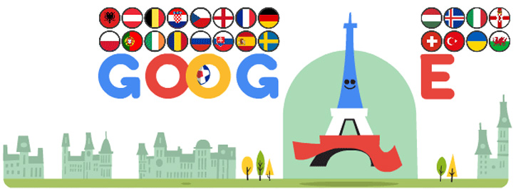 Google Doodle marks start of Euro 2016 tournament