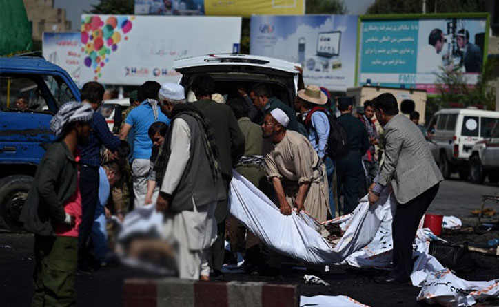 At least 80 killed as twin blast rips through Kabul protest, IS claims responsibility