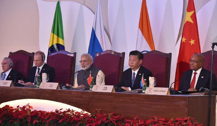 Modi urges BRICS business to work with members to boost trade