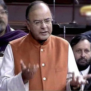 Parties who were once a part of every scandal are now opposing demonetisation: Arun Jaitley in RS