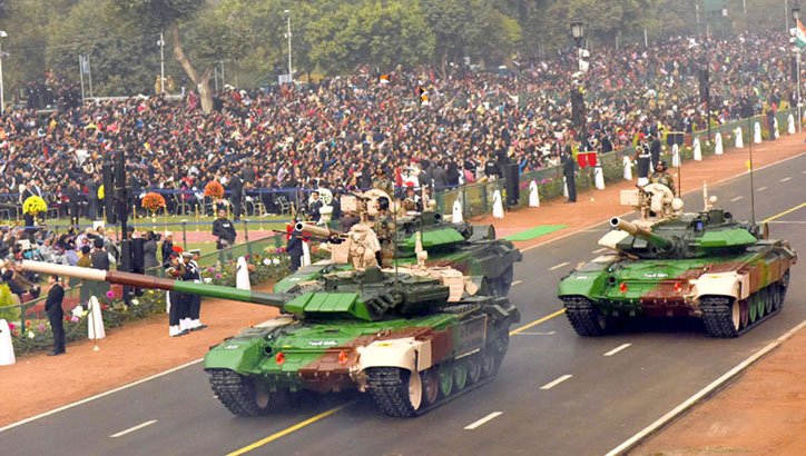 Infantry Combat Vehicle at Rajpath on India's Republic Day Parade 2017